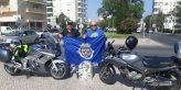 Dois botiquenses percorreram a Estrada Nacional 2 de mota